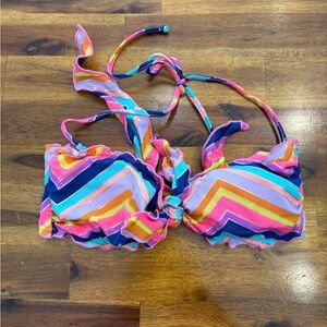 Victorias Secret Chevron Bandeau Bikini Top